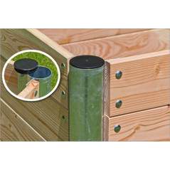 Vysoký záhon Premium 138x138x75 cm