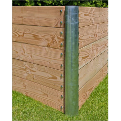 Vysoký záhon Premium 138x138x75 cm