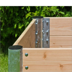 Vysoký záhon Premium 138x138x75 cm