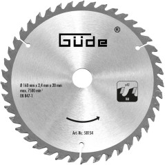 Brzeszczot 160x2,4x20 42Z HM