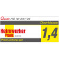 Nożyce do żywopłotu akumulatorowe HS 18-201-05