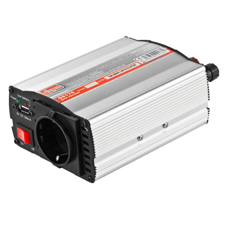 DEMA Przetwornica napięcia 12 V / 230 V 300/600 W USB DEMA Przetwornica napięcia 12 V / 230 V 300/600 W USB