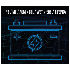 Automatická nabíjačka batérií GAB 12V/6V-10A