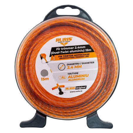 RURIS zacie lanko 24 mm 15m hlinikove s dvojitym krutenim