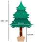 Choinka Sosna ze śniegiem na pniu 220 cm Choinka Sosna ze śniegiem na pniu 220 cm