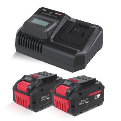 WYPRZEDAŻ! Akumulatory 2x8Ah + szybka ładowarka LG 18-80 Pro