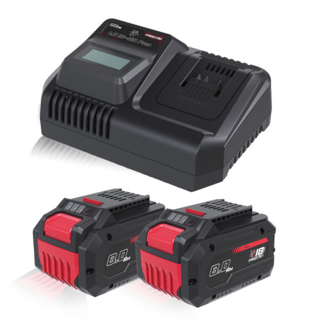 WYPRZEDAŻ! Akumulatory 2x8Ah + szybka ładowarka LG 18-80 Pro
