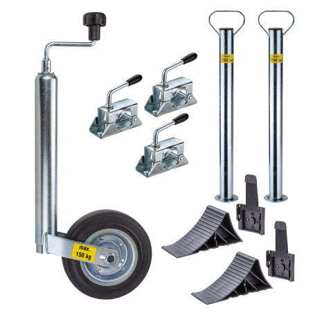 DEMA Akcesoria do wózków na przyczepy, zestaw 10-częściowy