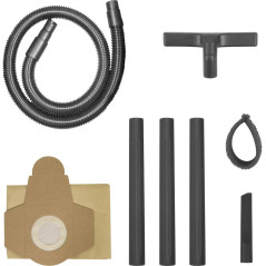 WYPRZEDAŻ! Odkurzacz do pracy na mokro i sucho GNTS 12L + 2x Papierowe worki filtracyjne 12 L, 5 szt.