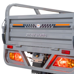 E-trójkołowiec towarowy PILOT 3120G, szary