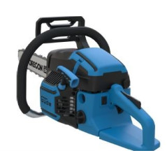 Set Benzínová reťazová píla KS 450-55 + Kovová koza na pílenie dreva + Prístrešok na palivové drevo