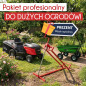 Zestaw Traktor kosiarka GAR 960 T + Kosiarka i podnośnik do czyszczenia ATV RTH400 + Wózek ogrodowy GGW 250