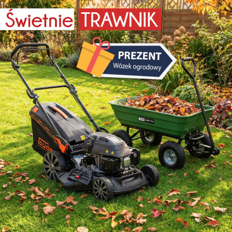 Zestaw kosiarka High Wheeler 460-139 + Wózek ogrodowy GGW 250