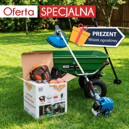 Zestaw wykaszarka GFS 52.3E + wózek ogrodowy GGW 250 + zestaw narzędzi do wykaszarki