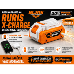 Akumulator X-charge 20 V / 4 Ah